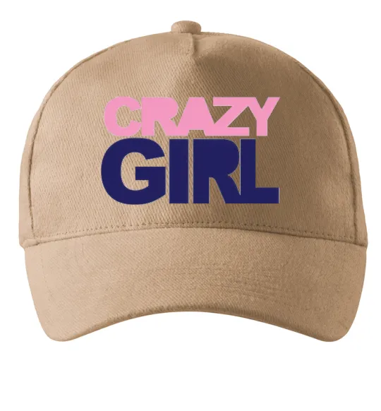 Кепка CRAZY GIRL Песочный фото