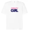 Футболка Оверсайз CRAZY GIRL Білий фото