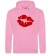 Жіноча толстовка (худі) KISS from girl Рожевий фото
