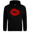 Жіноча толстовка (худі) KISS from girl Чорний фото