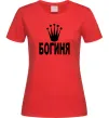 Жіноча футболка БОГИНЯ Червоний фото
