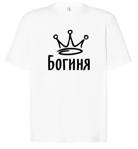 Футболка Оверсайз Богиня Белый фото