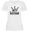 Жіноча футболка Богиня Білий фото