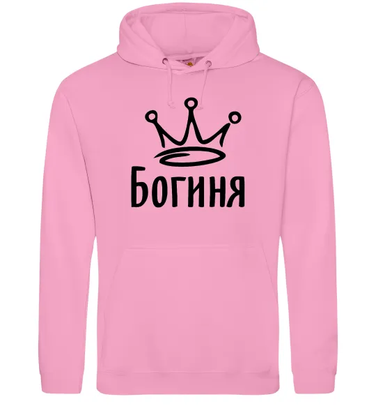 Женская толстовка (худи) Богиня Розовый фото