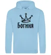 Женская толстовка (худи) Богиня Голубой фото