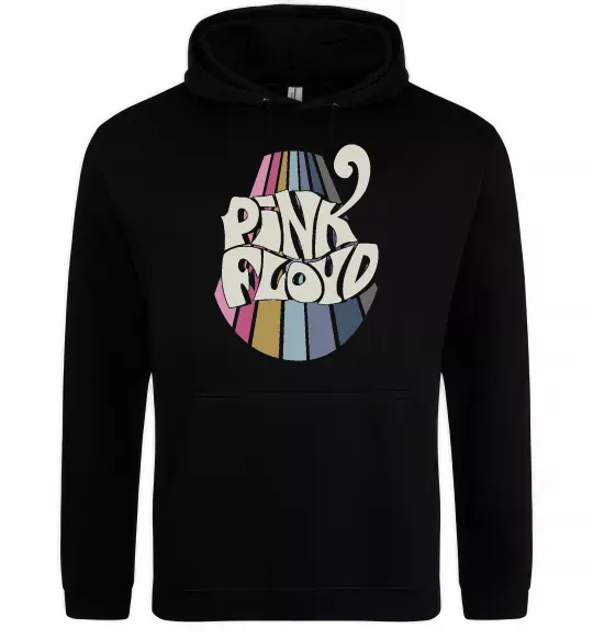 Мужская толстовка (худи) Pink Floyd графіті Черный фото