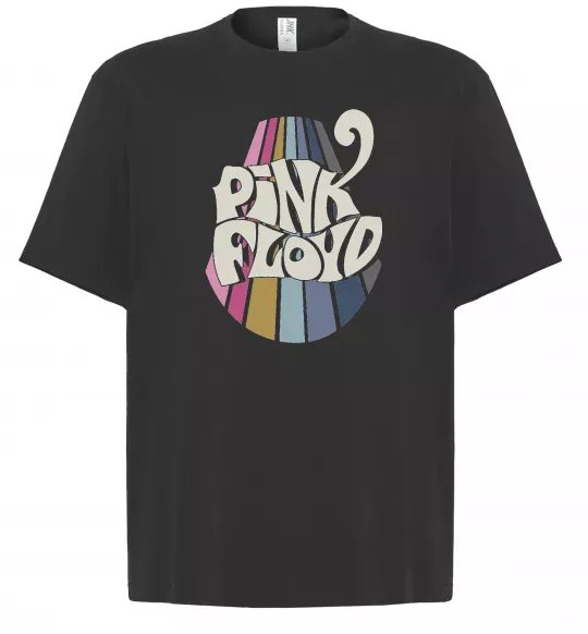 Футболка Оверсайз Pink Floyd графіті Черный фото
