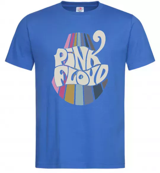 Чоловіча футболка Pink Floyd графіті Яскраво-синій фото