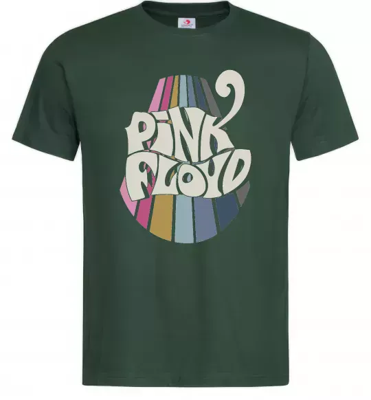 Чоловіча футболка Pink Floyd графіті Темно-зелений фото