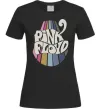 Жіноча футболка Pink Floyd графіті Чорний фото
