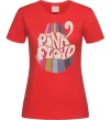 Жіноча футболка Pink Floyd графіті Червоний фото