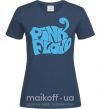 Жіноча футболка PINK FLOYD графити Темно-синій фото