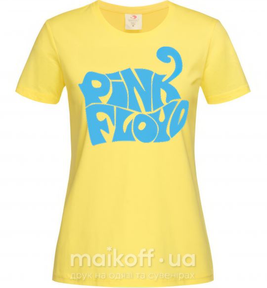 Жіноча футболка PINK FLOYD графити Лимонний фото
