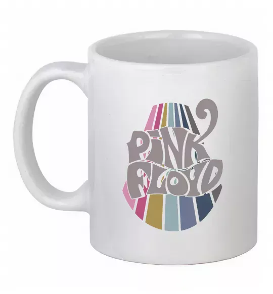 Чашка керамическая Pink Floyd графіті Белый фото