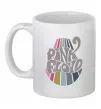 Чашка керамическая Pink Floyd графіті Белый фото