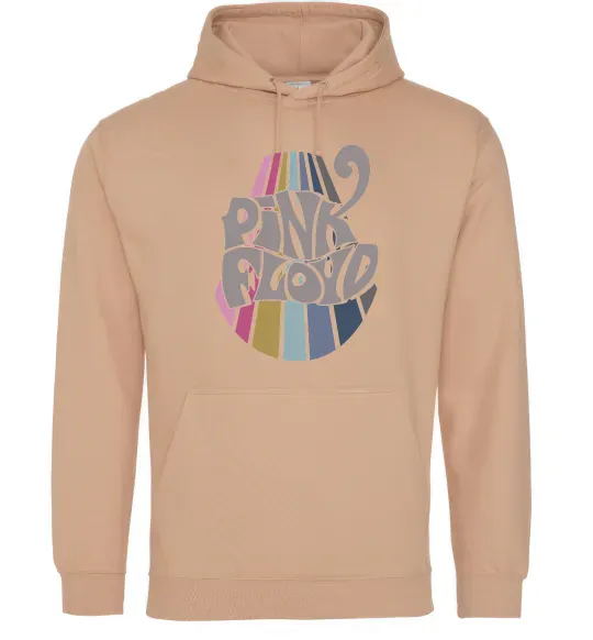 Мужская толстовка (худи) Pink Floyd графіті Песочный фото