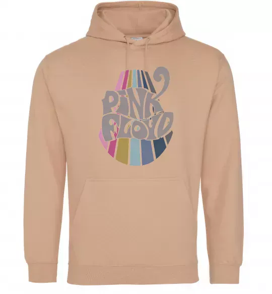 Женская толстовка (худи) Pink Floyd графіті Песочный фото