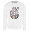 Свитшот Pink Floyd графіті Белый фото