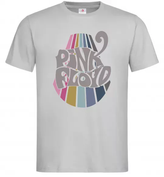 Чоловіча футболка Pink Floyd графіті Сірий фото