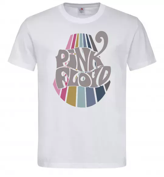 Чоловіча футболка Pink Floyd графіті Білий фото