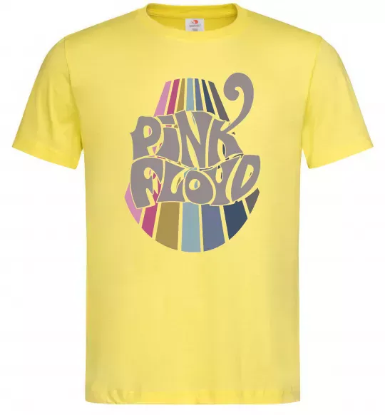 Чоловіча футболка Pink Floyd графіті Лимонний фото