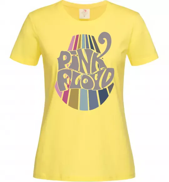 Жіноча футболка Pink Floyd графіті Лимонний фото