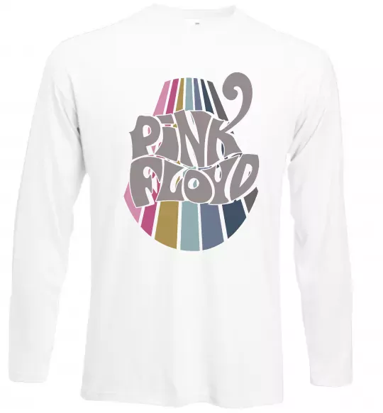 Лонгслів Pink Floyd графіті Білий фото