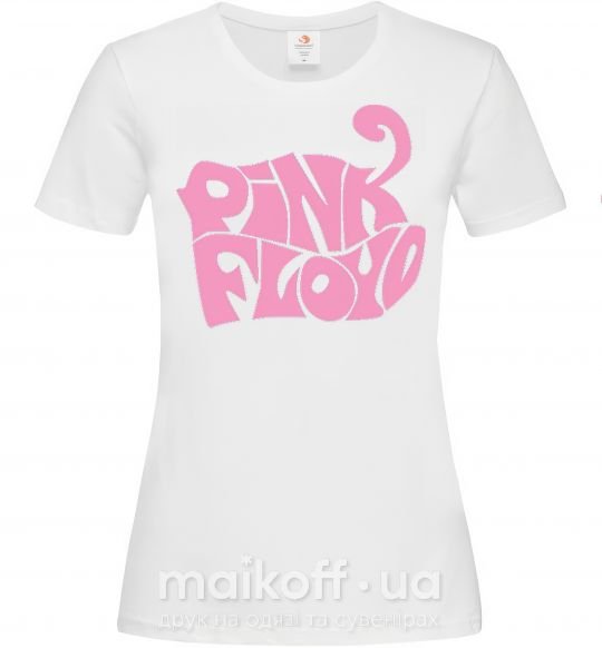 Жіноча футболка PINK FLOYD графити Білий фото
