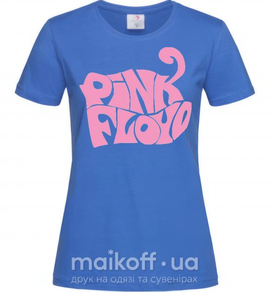 Жіноча футболка PINK FLOYD графити Яскраво-синій фото