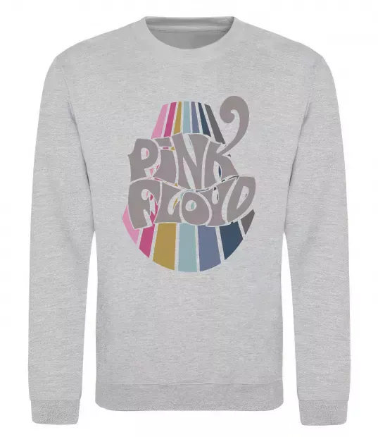 Світшот Pink Floyd графіті Сірий меланж фото