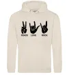 Жіноча толстовка (худі) PEACE LOVE ROCK Таш Жіноча толстовка (худі) PEACE LOVE ROCK Таш фото
