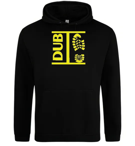 Чоловіча толстовка (худі) DUB STEP Чорний фото