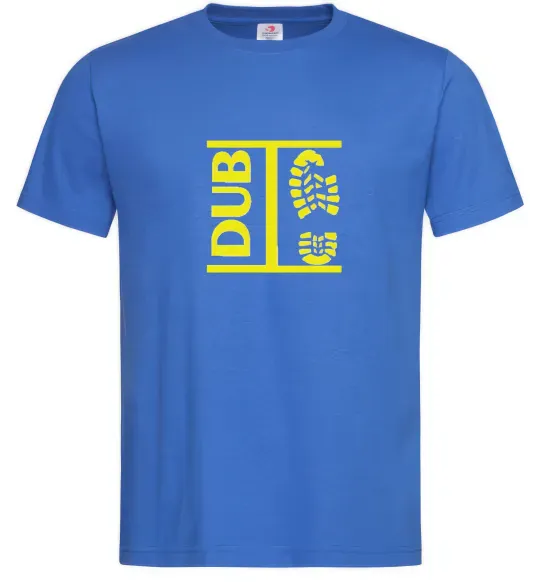 Мужская футболка DUB STEP Ярко-синий фото