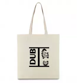 Эко-сумка DRUM&BASS Бежевый фото