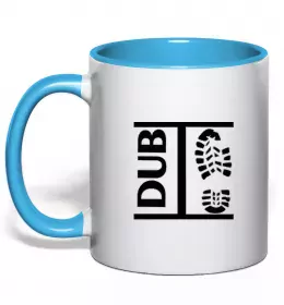 Чашка с цветной ручкой DRUM&BASS Нежно розовый фото Чашка с цветной ручкой DRUM&BASS Нежно розовый фото