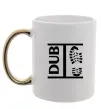 Чашка с цветной ручкой DUB STEP Золото Чашка с цветной ручкой DUB STEP Золото фото