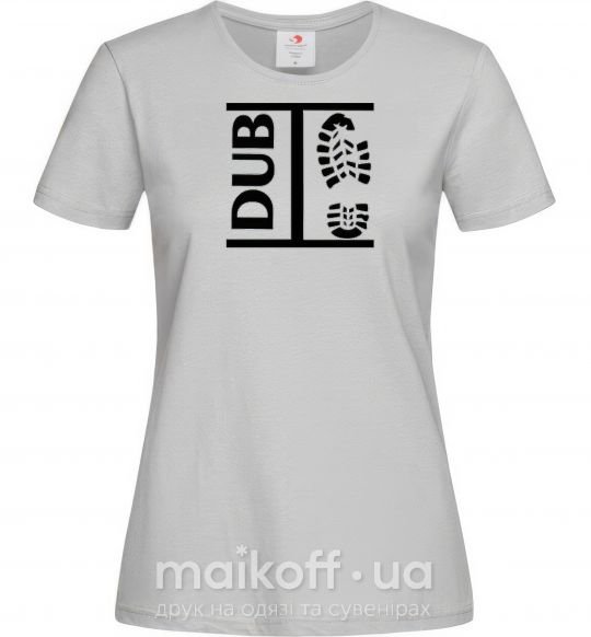 Женская футболка DUB STEP Серый фото