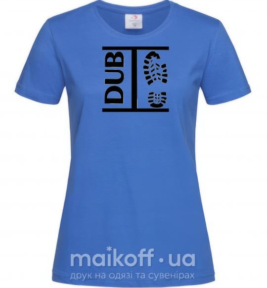 Жіноча футболка DUB STEP Яскраво-синій фото