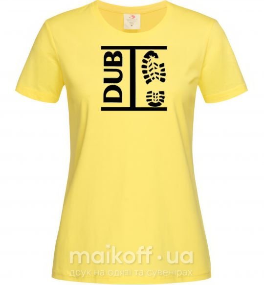 Женская футболка DUB STEP Лимонный фото