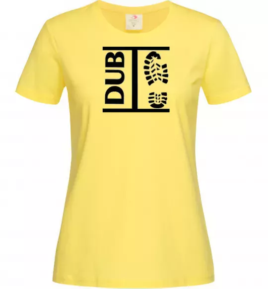 Жіноча футболка DUB STEP Лимонний фото