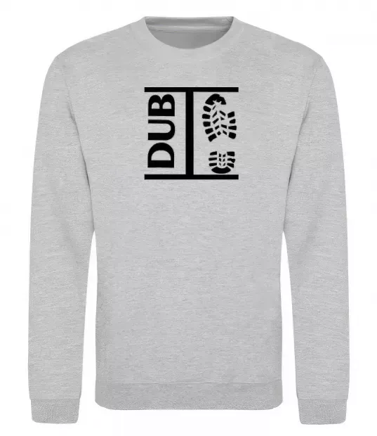 Свитшот DUB STEP Серый меланж фото