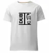 Мужская премиум футболка DUB STEP Белый фото