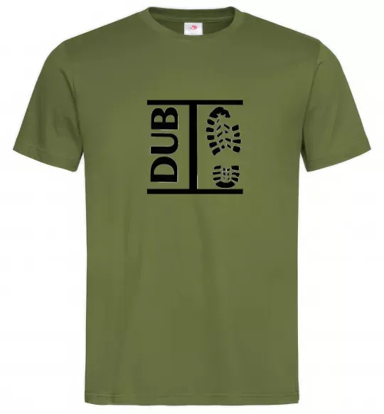 Мужская футболка DUB STEP Оливковый фото