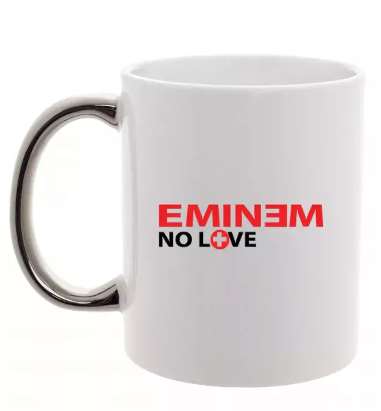 Чашка с цветной ручкой EMINEM Серебро фото