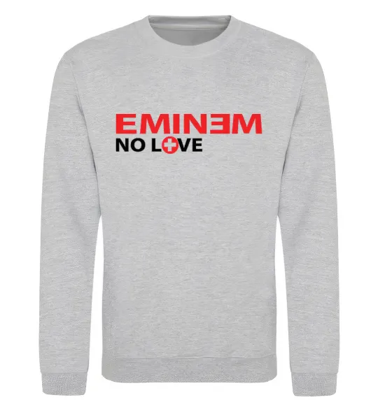 Свитшот EMINEM Серый меланж фото