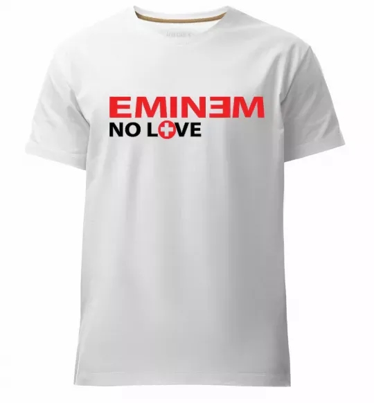 Мужская премиум футболка EMINEM Белый фото