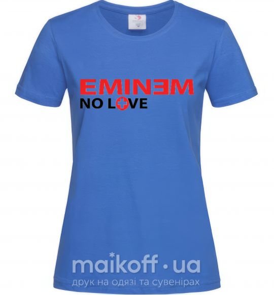 Жіноча футболка EMINEM Яскраво-синій фото