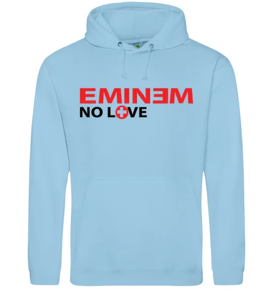 Чоловіча толстовка (худі) EMINEM Блакитний фото