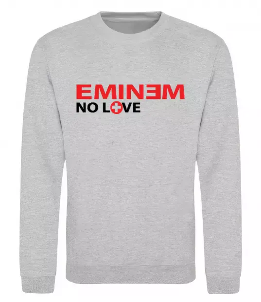 Свитшот EMINEM Серый меланж фото