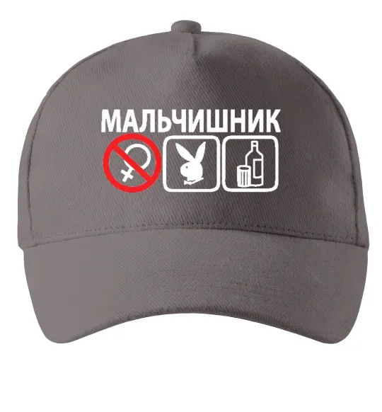 Кепка МАЛЬЧИШНИК PLAYBOY Сірий фото